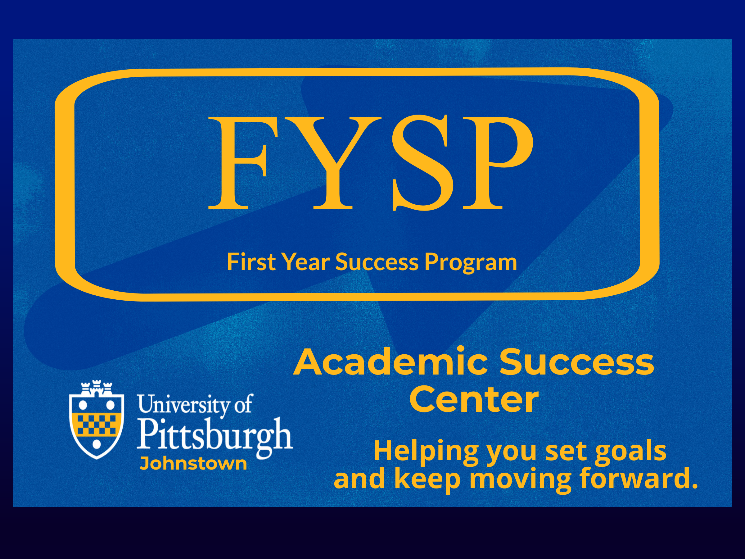 Link to first-year success program (FYSP)