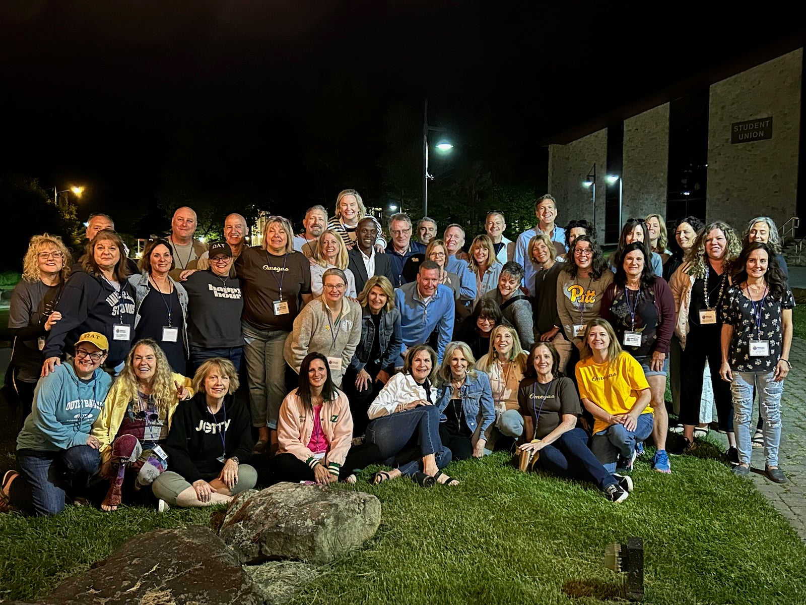  President Jem Spectar met with all-Greek alumni on June 1, 2024