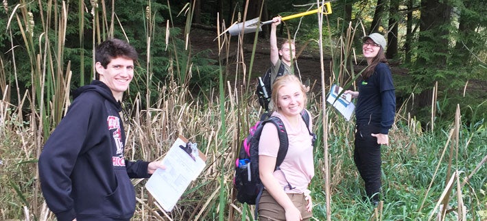 Pitt-Johnstown Environmental Studies learn about policy, science and methodological skills commonly required in real-world application.