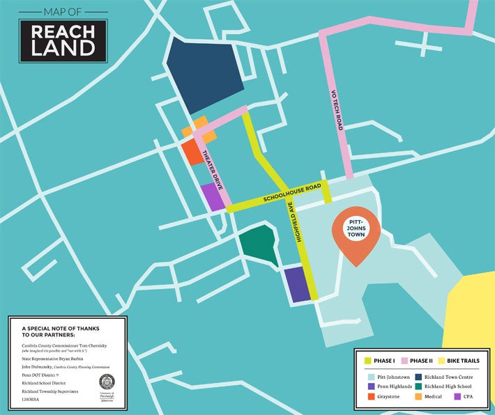 REACHland Connect map