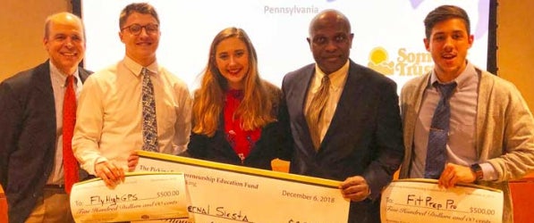 Pitt-Johnstown 2018 Shark Tank winners