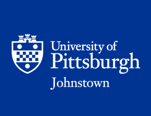 university logo blue