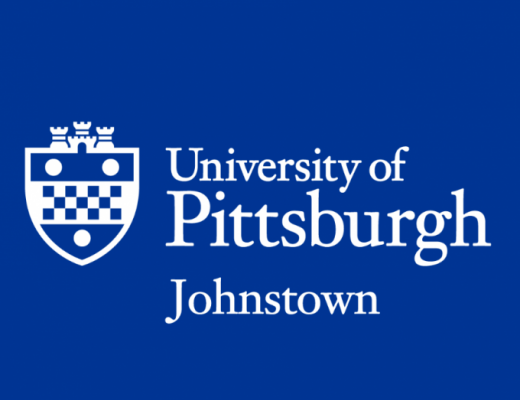 university logo blue
