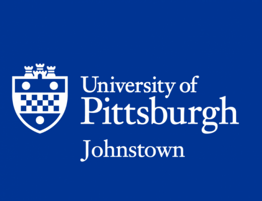 university logo blue