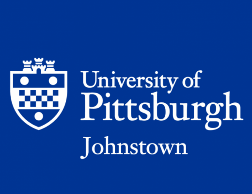 university logo blue