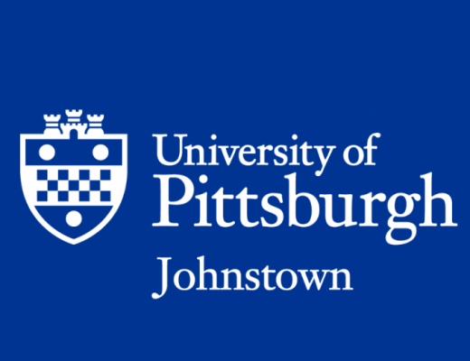 university logo blue