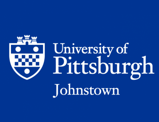 university logo blue