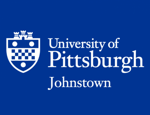 university logo blue