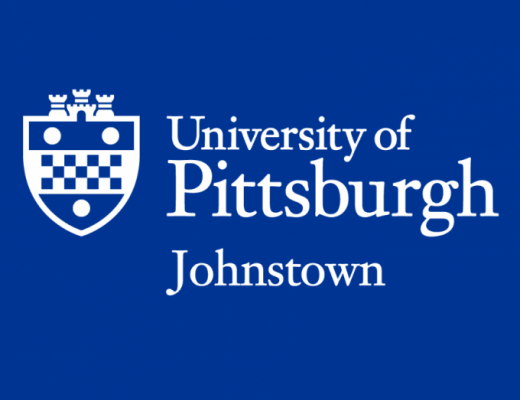 university logo blue
