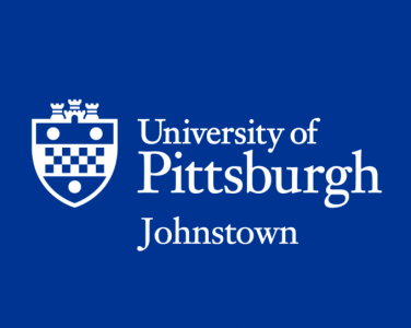 university logo blue