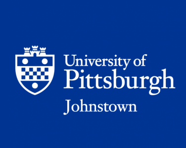 university logo blue