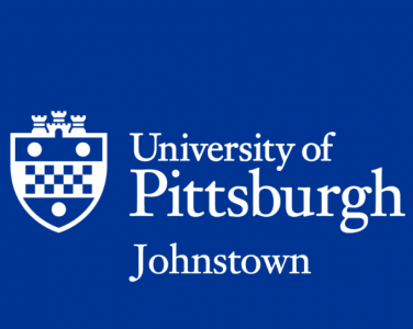 university logo blue