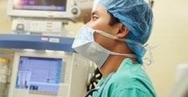 person in operating room