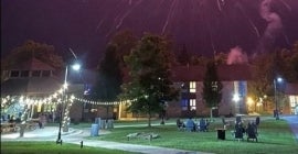 residence halls at homecoming