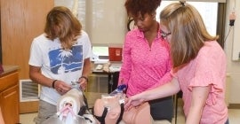 Nursing and Health Sciences students at Pitt-Johnstown